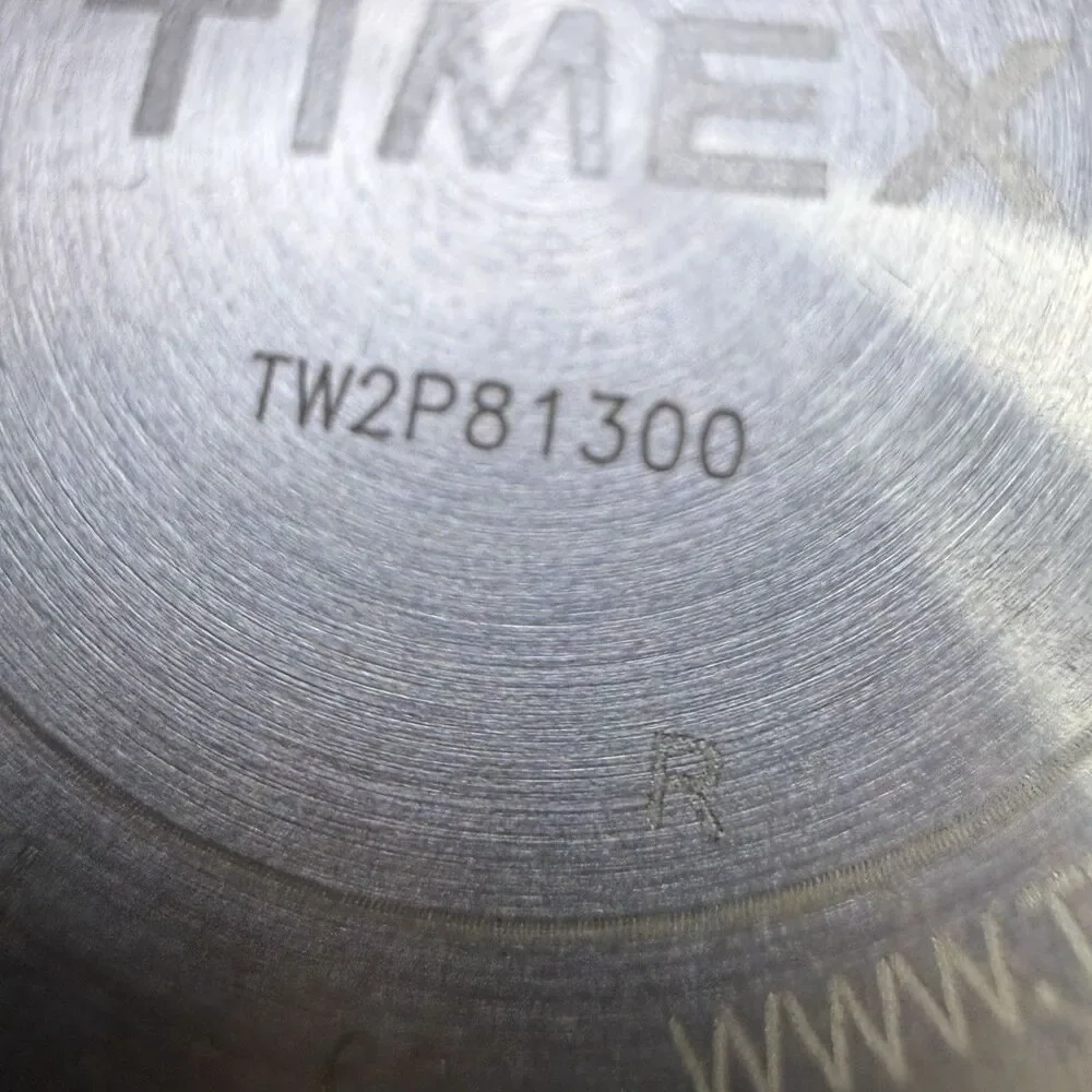 TIMEX Men's TW2P81300 Easy Reader Indiglo White Dial 38mm 2 Bands EUC
